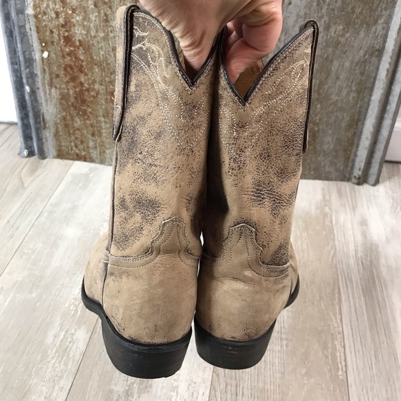 MIZ MOOZ Kactus Western Cowboy Boots Size 6 Rustic Distressed - Picture 7 of 12